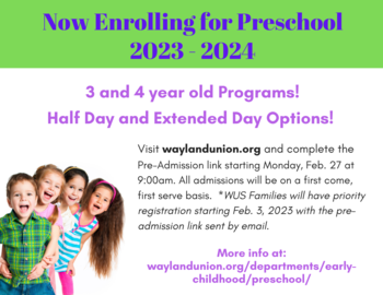 Preschool Enrollment Ad