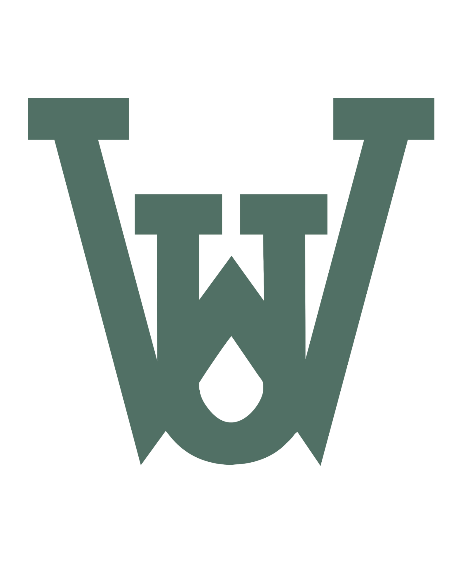 W over U logo